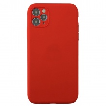 Чехол Silicone Case Full Camera для iPhone 11 Pro Max (Red)