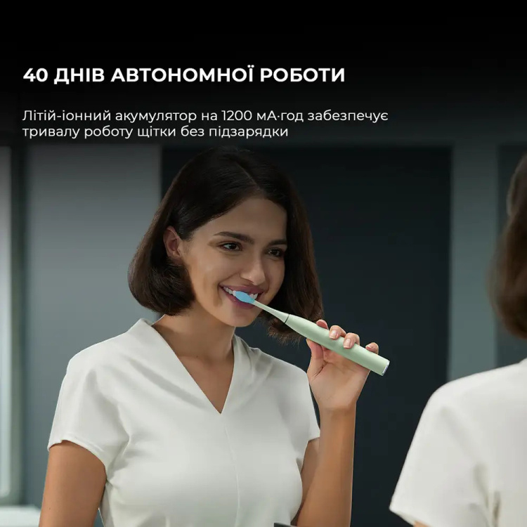 Електрична зубна щітка Oclean X Ultra 20 Electric Toothbrush Black (6970810557121)