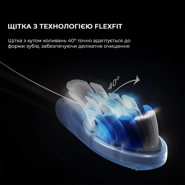 Електрична зубна щітка Oclean X Ultra 20 Electric Toothbrush Black (6970810557121)