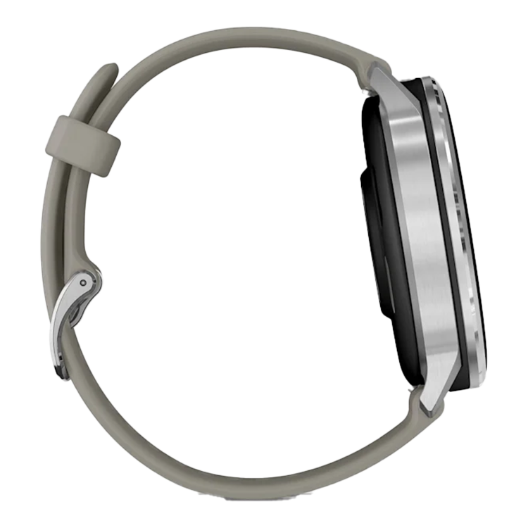 Garmin Venu 4 45mm Silver with Silver Gray Silicone Band (010-03014-01)