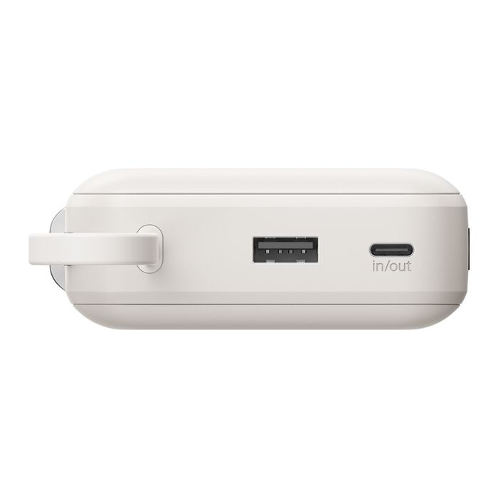 Зарядний пристрій Power Bank Belkin 20000мАh, 45W, з інтегрованим кабелем USB-C (Sand) (BPB030HQSA)