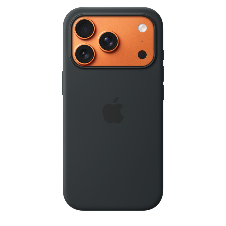Чохол Apple Silicone Case with Magsafe для iPhone 17 Pro Black (MGFK4)