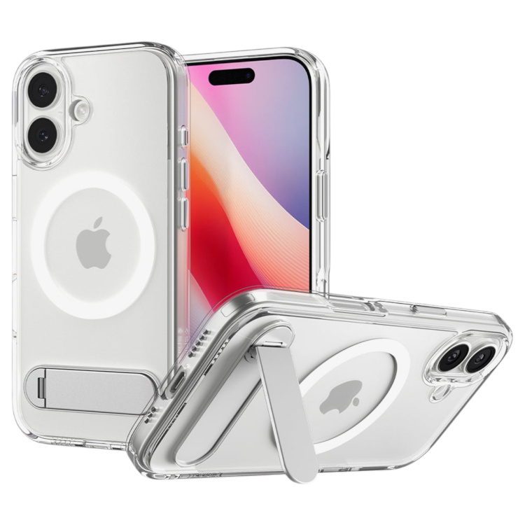 Чохол Spigen Ultra Hybrid S MagSafe для iPhone 17 Clear White (ACS09981) Чохол Spigen Ultra Hybrid S MagSafe для iPhone 17 Clear White (ACS09981)