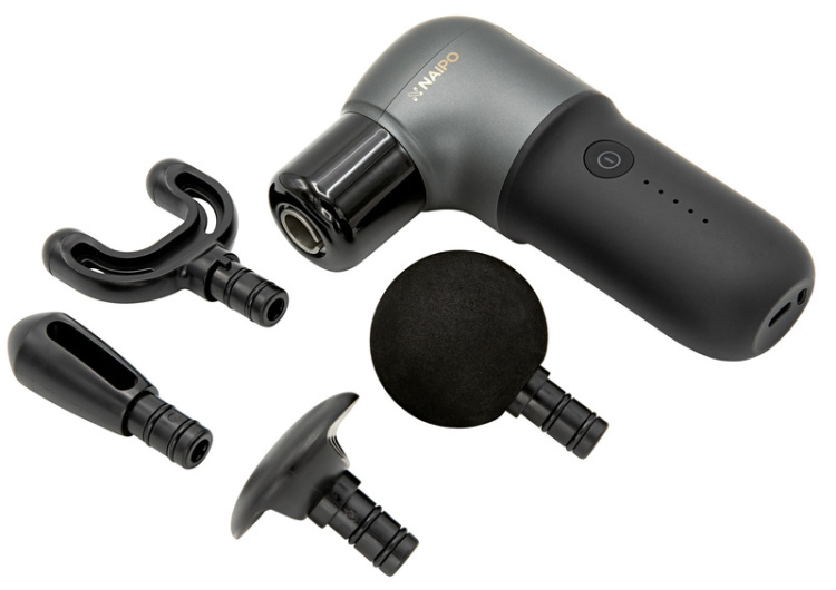 Перкуссионный массажер Naipo (Black) (MGPC-002)