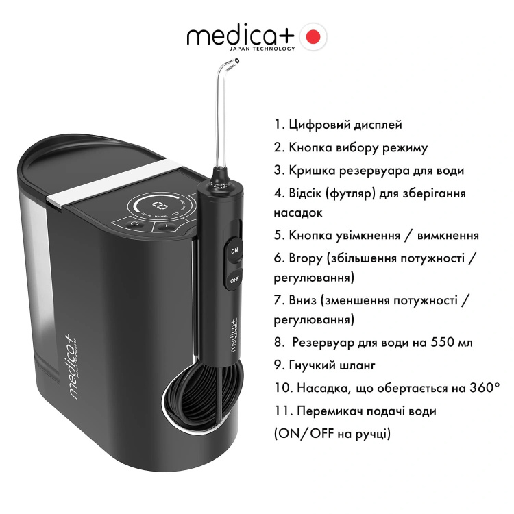 Ирригатор стационарный MEDICA+ PROWATER STATION 8.0 (Black) (60307) Ирригатор стационарный MEDICA+ PROWATER STATION 8.0 (Black) (60307)