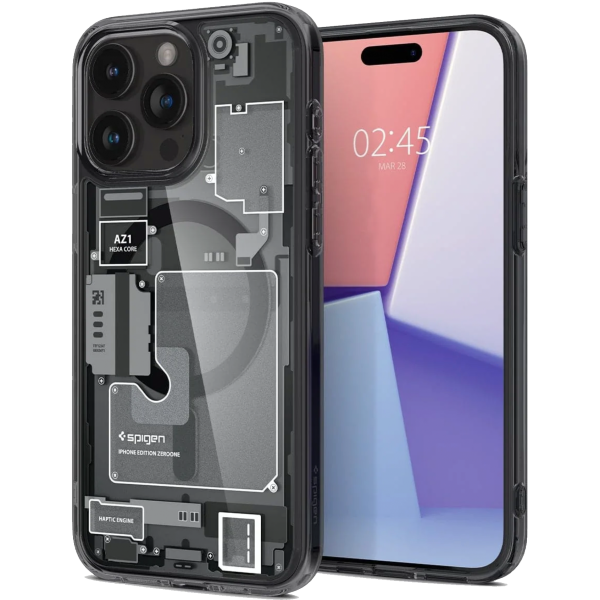 Чохол Spigen для iPhone 15 Pro Max Ultra Hybrid Zero One Series (Black)