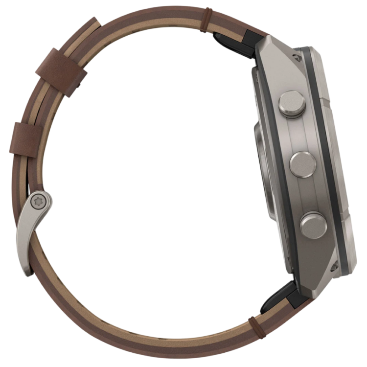 Garmin Fenix 9 Pro 51mm LTE AMOLED Sapphire Titanium with Walnut Leather Band (010-04337-40/41)