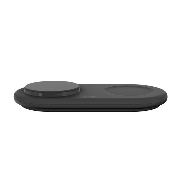 Безпровідна зарядка Belkin 2в1 15Вт Pad Qi2 Black (WIZ021VFBK)