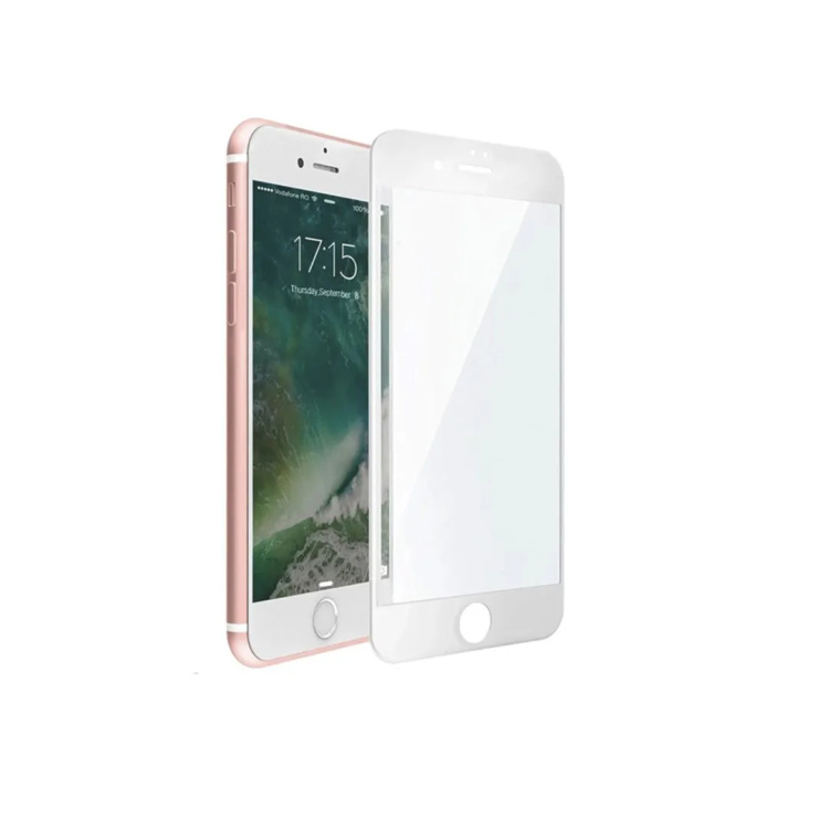 Защитное стекло Full Glass для iPhone 6s/7/8/SE White