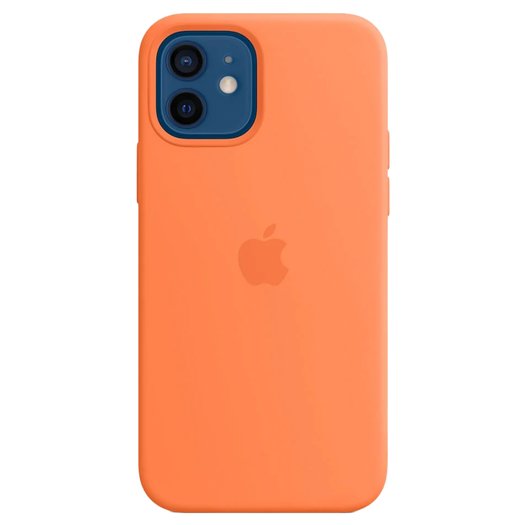 Чехол Silicone Case для iPhone 12 Mini (FoxConn) (Kumquat)