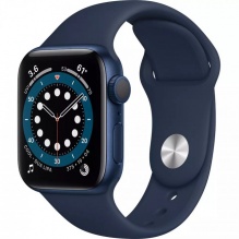 Apple Watch Series 6 40mm Blue Aluminum Case with Deep Navy Sport Band (MG143) БУ