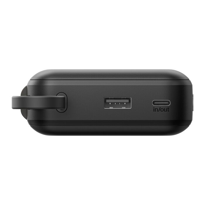 Зарядний пристрій Power Bank Belkin 20000мАh, 45W, з інтегрованим кабелем USB-C (Black) (BPB030HQBK)