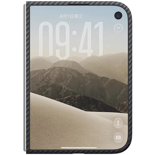 Чохол Pitaka Edge Case для iPhone 18 Duo (Black Grey(Twill)) (KI1801FS)