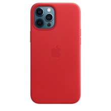 Чохол Smart Leather Case для iPhone 12/12 Pro 1:1 Original (Red)