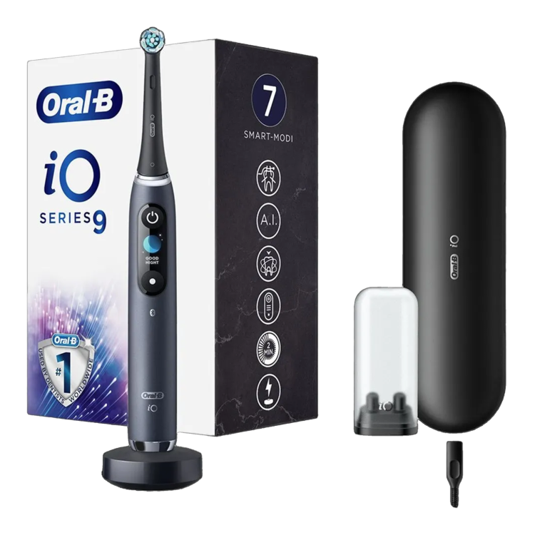 Зубная электрощетка BRAUN Oral-B iO Series 9N (IOM9.1B2.2AD) (Black Onyx) Зубная электрощетка BRAUN Oral-B iO Series 9N (IOM9.1B2.2AD) (Black Onyx)