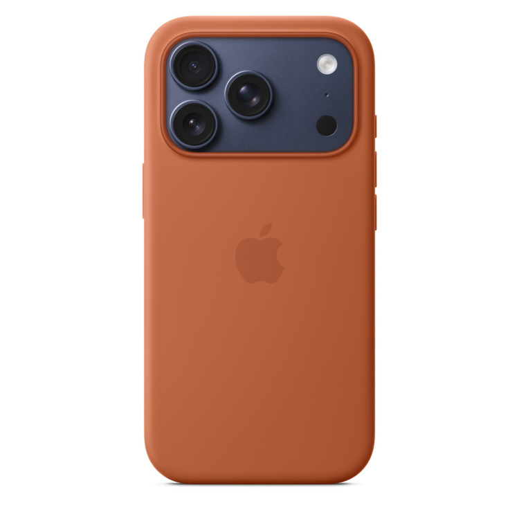 Чохол Apple Silicone Case with Magsafe для iPhone 17 Pro Terra Cotta (MGFJ4)
