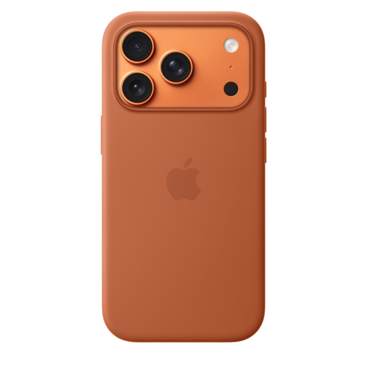 Чохол Apple Silicone Case with Magsafe для iPhone 17 Pro Terra Cotta (MGFJ4)