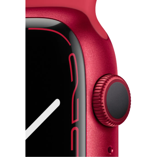 Apple Watch Series 7 45mm GPS (PRODUCT) RED Aluminum Case With PRODUCT RED Sport Band (MKN93) Open Box