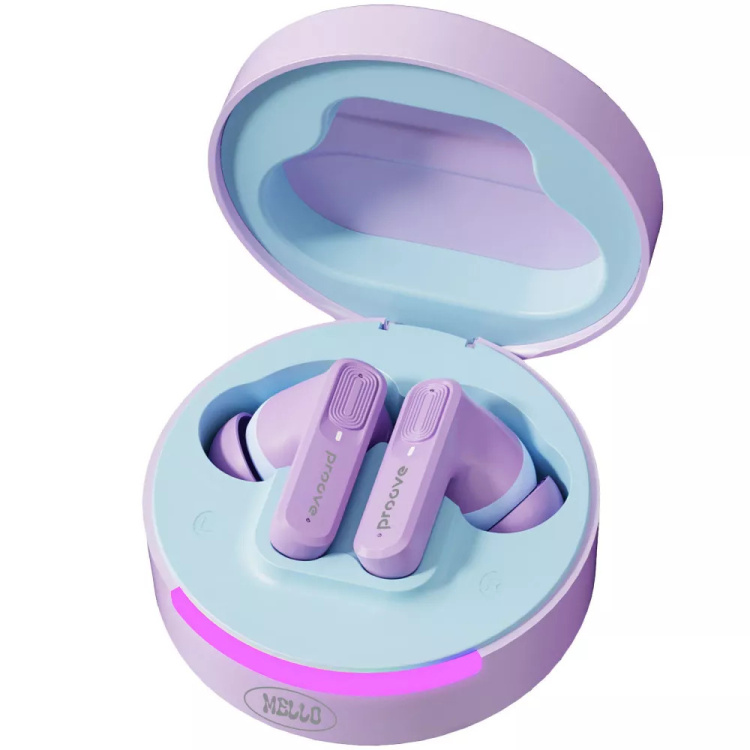 Наушники Proove Mello TWS with ANC (APP) Cotton Candy