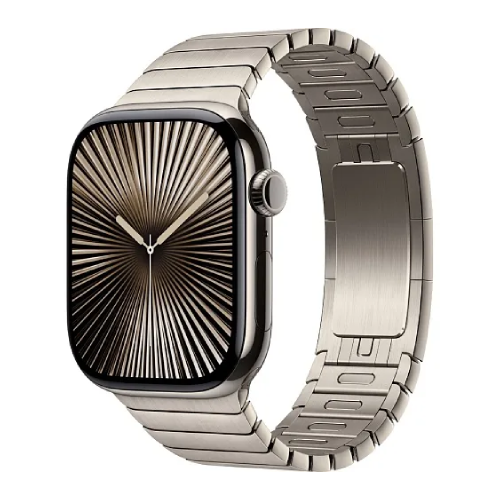Apple Watch Series 10 46mm Natural Titanium Case w. Natural Link Bracelet (MX163+MXMF3)