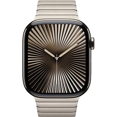 Apple Watch Series 10 46mm Natural Titanium Case w. Natural Link Bracelet (MX163+MXMF3)