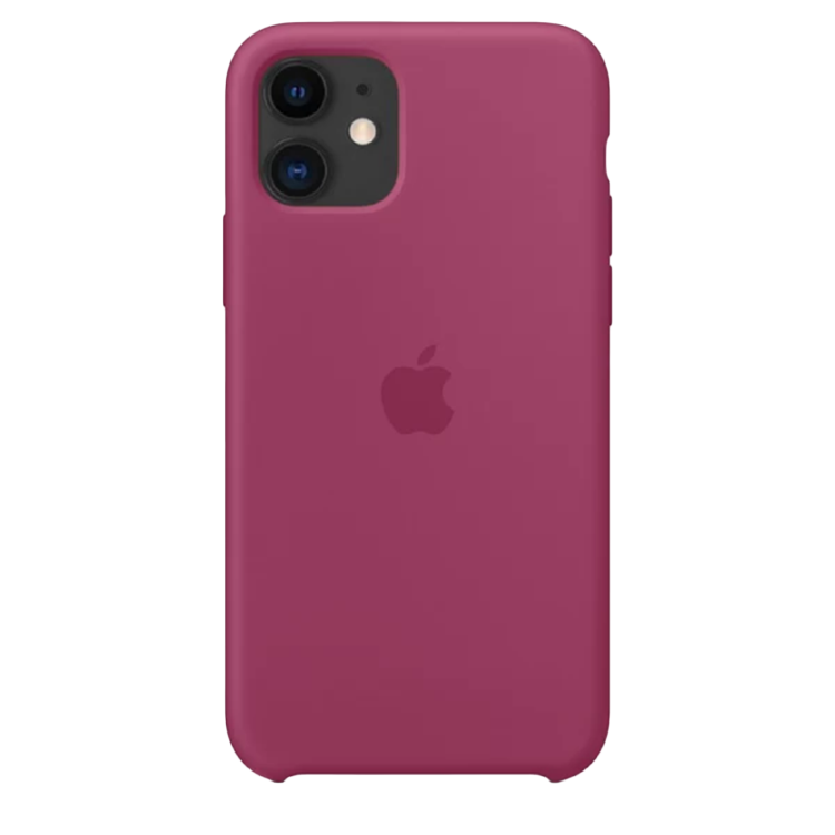 Чехол Smart Silicone Case для iPhone 11 Original (FoxConn) (Pomegranate)