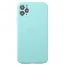 Чехол Silicone Case Full Camera для iPhone 11 Pro Max (Sea Blue)