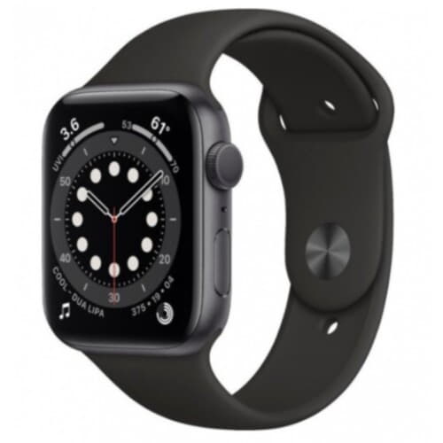 Apple Watch Series 6 40mm Space Gray Aluminum Case with Black Sport Band (MG133) бу Apple Watch Series 6 40mm Space Gray Aluminum Case with Black Sport Band (MG133) бу