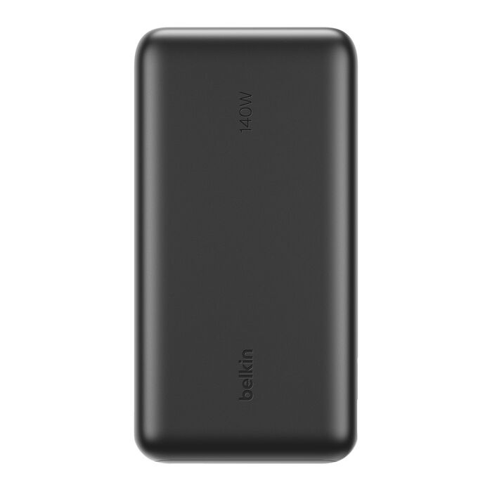 Зарядний пристрій Power Bank Belkin 25000мАh, 158W, з інтегрованим кабелем USB-C (Black) (BPB039HQBK)