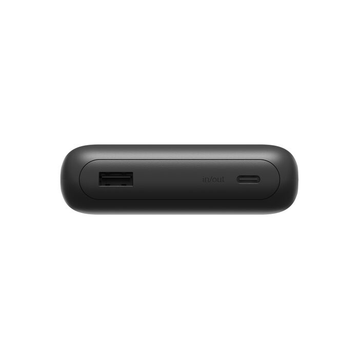 Зарядний пристрій Power Bank Belkin 25000мАh, 158W, з інтегрованим кабелем USB-C (Black) (BPB039HQBK)