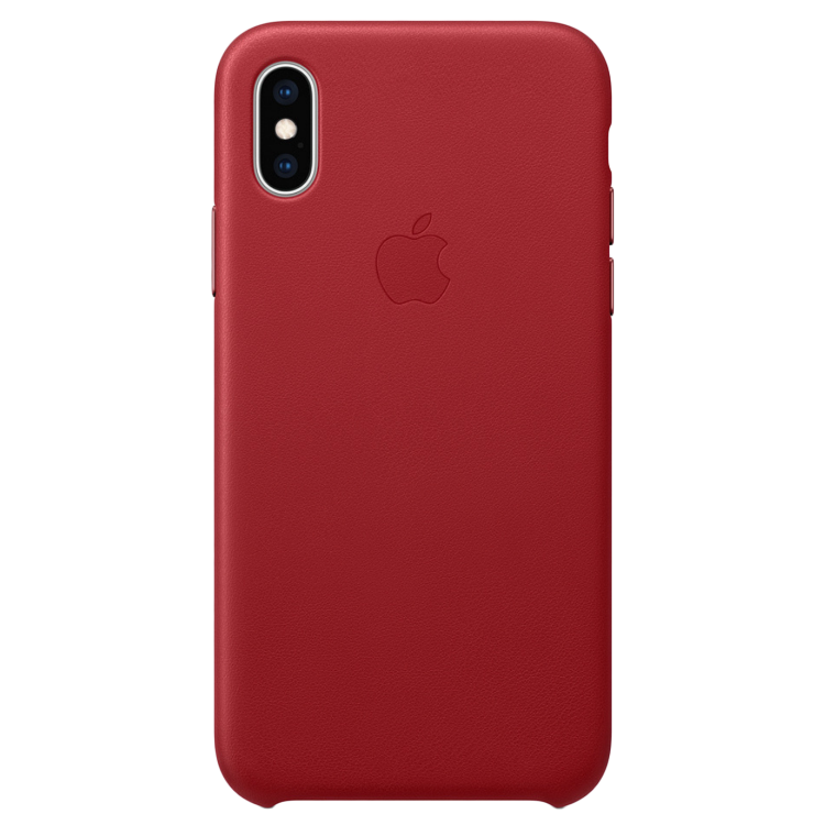 Чехол Smart Leather Case для iPhone Xs Max 1:1 Original (Red)