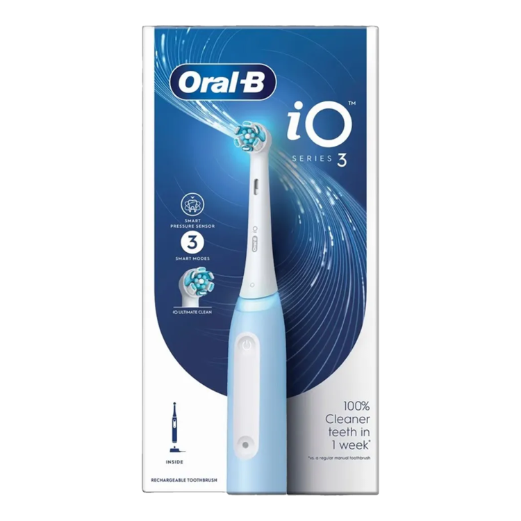 Зубная электрощетка BRAUN Oral-B iO Series 3 (iOG3.1A6.0) (Ice Blue) Зубная электрощетка BRAUN Oral-B iO Series 3 (iOG3.1A6.0) (Ice Blue)
