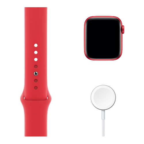 Apple Watch Series 6 44mm PRODUCT(RED) Aluminum Case with Red Sport Band (M00M3) бу