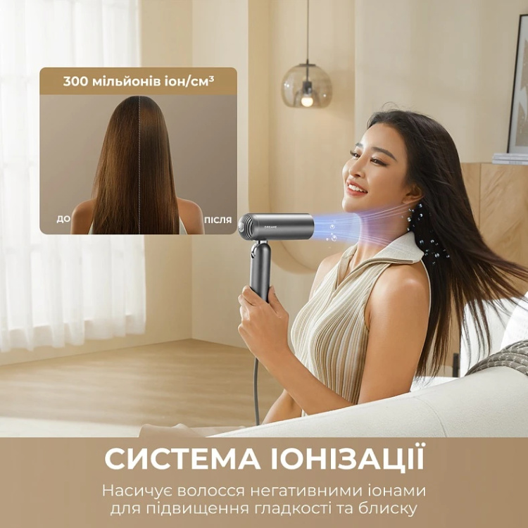 Фен-стайлер Dreame Pocket Pro 3in1 (Grey) (AHD51PRO_G) Фен-стайлер Dreame Pocket Pro 3in1 (Grey) (AHD51PRO_G)