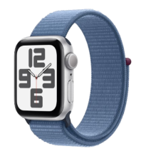Apple Watch SE 2 40mm GPS Silver Aluminum Case with Winter Blue Sport Loop (MRE33) бу