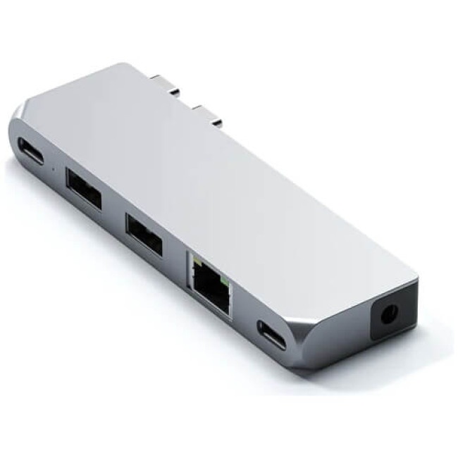 Перехідник Satechi Aluminum USB-C Pro Hub Mini (Silver)