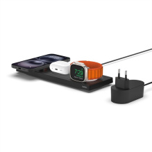 Безпровідна зарядка Belkin 3-in-1 MagSafe Wireless Stand Black (WIZ016VFBK)