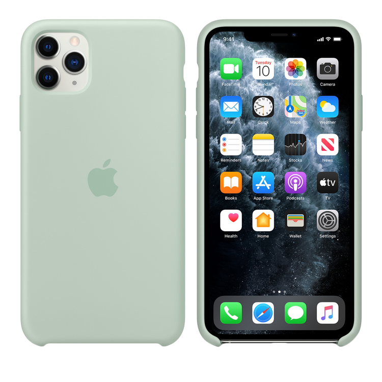 Чехол Smart Silicone Case для iPhone 11 Pro Original (FoxConn) (Beryl)