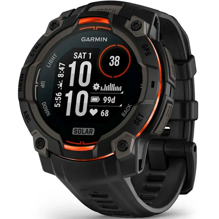 Garmin Instinct 3 45mm Solar Black with Black Band (010-02934-00) Garmin Instinct 3 45mm Solar Black with Black Band (010-02934-00)