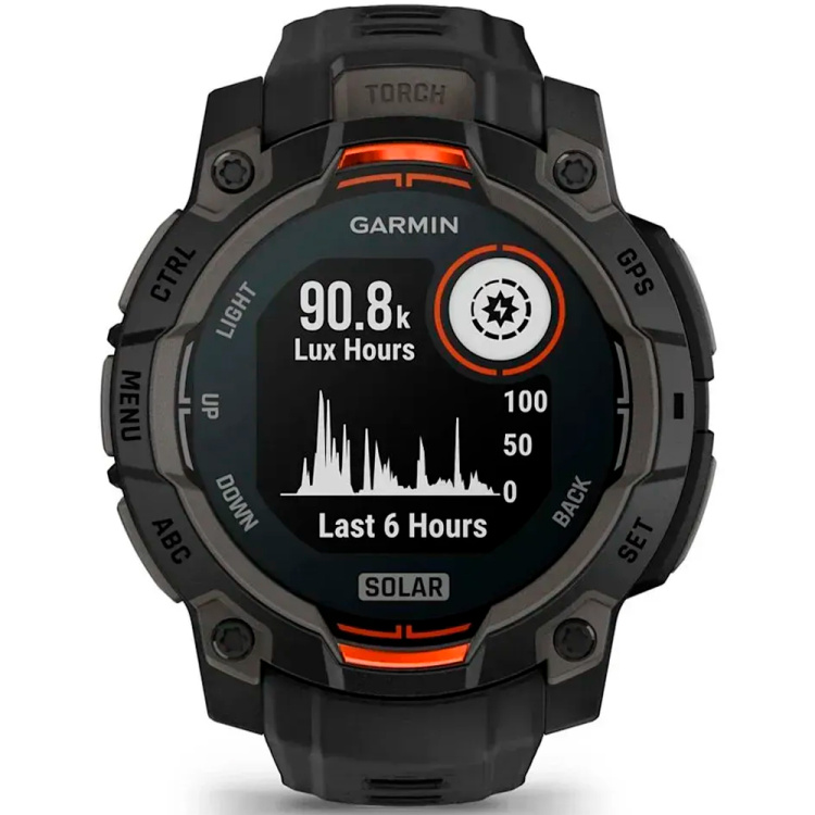 Garmin Instinct 3 45mm Solar Black with Black Band (010-02934-00) Garmin Instinct 3 45mm Solar Black with Black Band (010-02934-00)