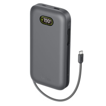 Зарядний пристрій Power Bank Belkin 27000мАh, 240W, з інтегрованим кабелем USB-C	(Charcoal) (BPB040HQCH)