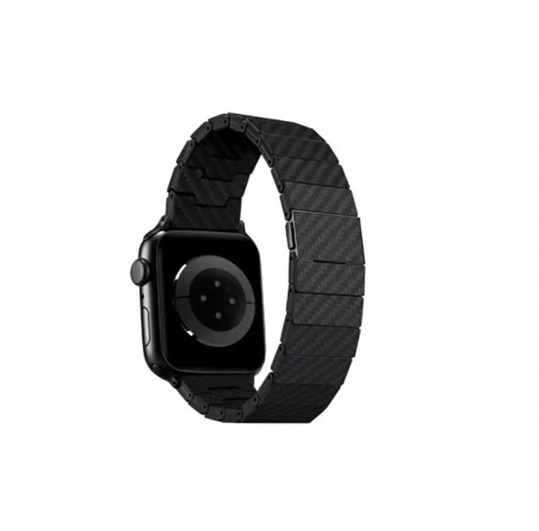 Ремінець Pitaka для Apple Watch 42-49mm Carbon Fiber Modern Series (Black-Grey)