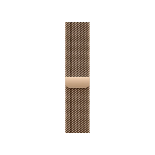Apple Watch Series 10 46mm Gold Titanium Case with Gold Milanese Loop M/L (MX003)