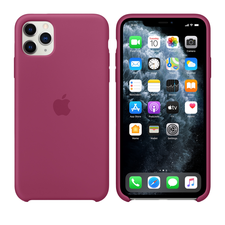 Чохол Smart Silicone Case для iPhone 11 Pro Original (FoxConn) (Pomegranate)