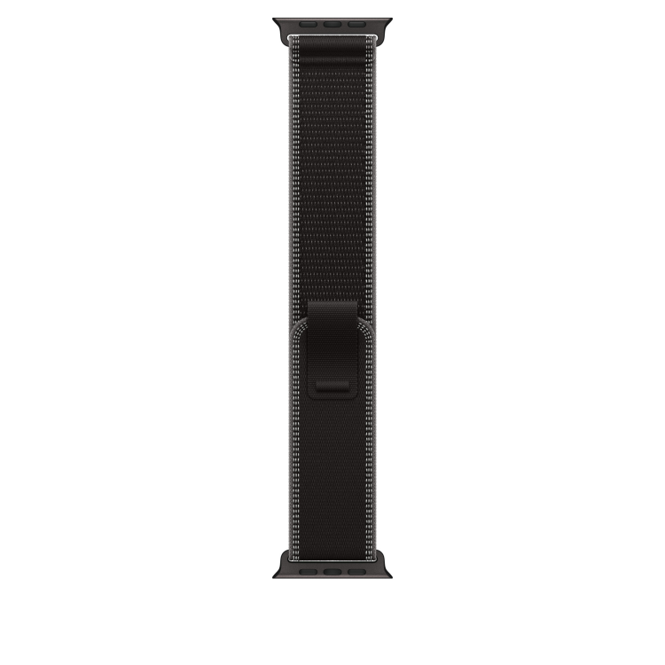 Ремінець Apple Trail Loop Band для Apple Watch 44/45/46/49mm Black/Charcoal Black Titanium - S/M