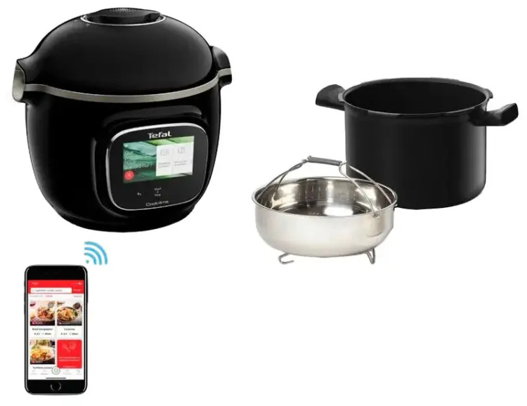 Мультиварка-скороварка Tefal Cook4me Touch CY912830 (UA)