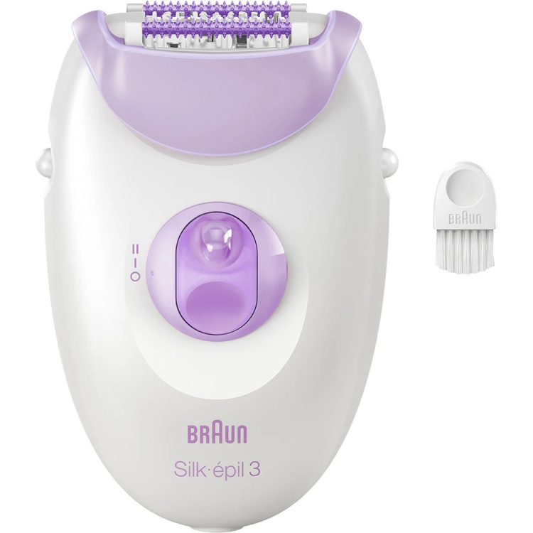 Епілятор Braun Silk-epil 3 (SE 3-000) (White/Purple)