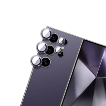 Захисне скло Monblan для камери Samsung S24 Ultra Metal Ring Series (Purple)