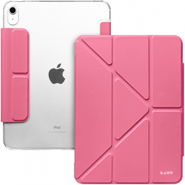 Чохол Laut для iPad 10.9 [2022]  Huex Folio Y Tri-Fold Stand Series (Pink)