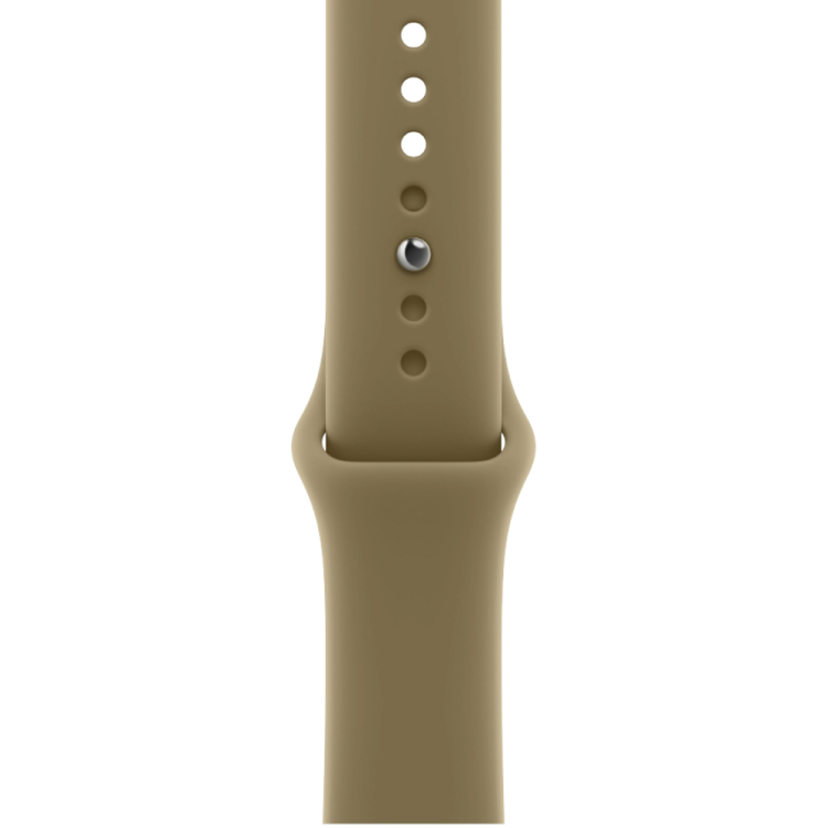 Apple Watch Series 12 GPS 42mm Dark Bronze Aluminum Case with Olive Sport Band - S/M